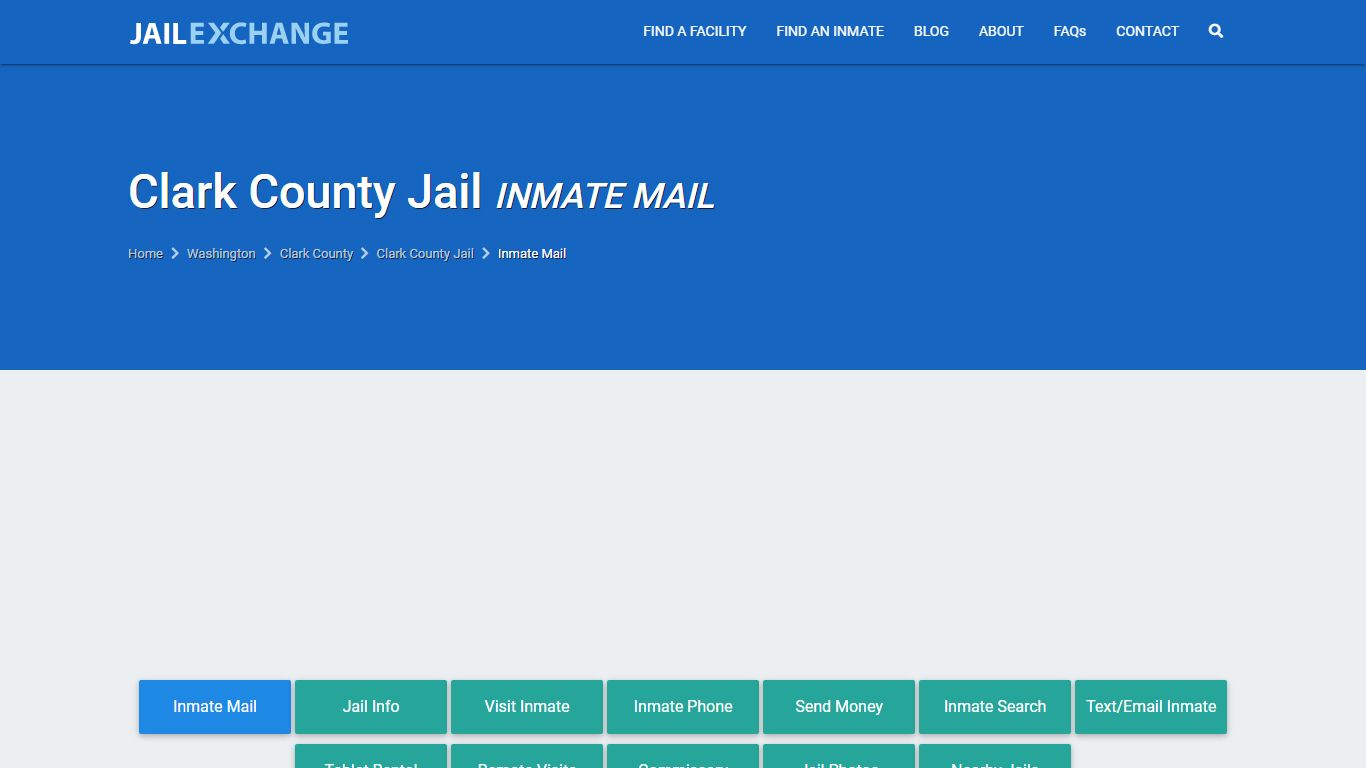 Clark County Jail Inmate Mail Policies | Vancouver,